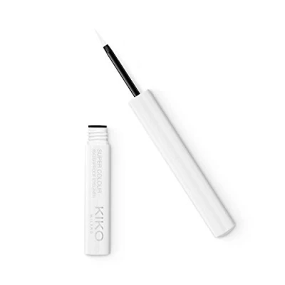 Image de KIKO Milano Super Colour Waterproof Eyeliner 01 Eye Liner Liquide Coloré Ultra Couvrant Et Résistant À L’Eau