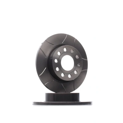 Afbeelding van BREMBO 08.9488.75 Remschijf 256 12 5 volledig, Gekerft Gecoat Met schroeven VOLKSWAGEN: Golf 7, 6, 5, AUDI: A3 Sportback, Hatchback