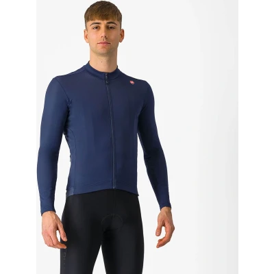 Afbeelding van Castelli Espresso Thermal Jersey Belgian Blue