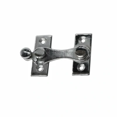 Afbeelding van Deurklopper EDM H vorm Staal 8 cm Links Verchroomd
