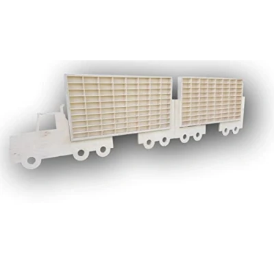 Afbeelding van Dekoralove Compatibel/vervanging voor auto&#039;s Hot Wheels rek vitrine luciferdoos 160 speelgoedauto collectie..