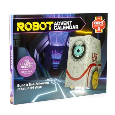Afbeelding van Acht adventskalenderset bouw je eigen robot