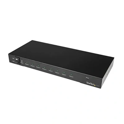 Image de StarTech.com Splitter vidéo HDMI 4K 60 Hz à 8 ports Répartiteur Ultra HD compatibe HDR vidéo/audio x pour P/N: ST121HD20FXA
