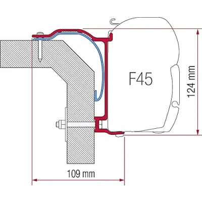 Afbeelding van Fiamma Laika X Kit F45