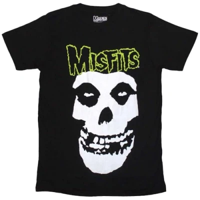 Afbeelding van Misfits Skull &amp; Logo Heren T shirt L Zwart