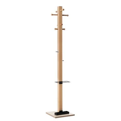 Afbeelding van Kapstok Easycloth model B, uit hout, zwart