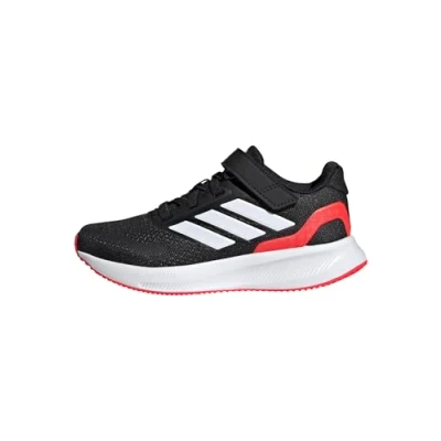 Image de adidas Mixte enfant RUNFALCON 5 SHOES KIDS, Core Black/Cloud White/Lucid Red, 31 1/2 EU