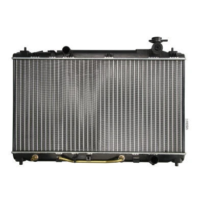 Afbeelding van THERMOTEC D72048TT Radiateur Aluminium voor voertuigen met/zonder airco 400 730 23 Manuale / Automatische versnelling Koelribben gesoldeerd