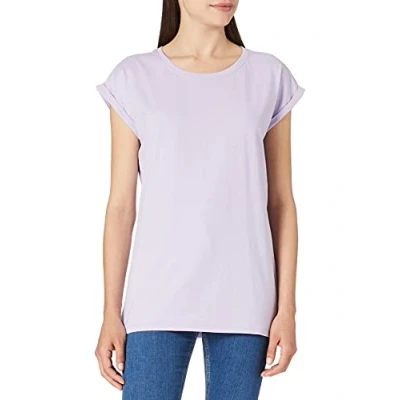 Afbeelding van Build your Brand Ladies&#039; Extended Shoulder Tee BY021 LILAC L