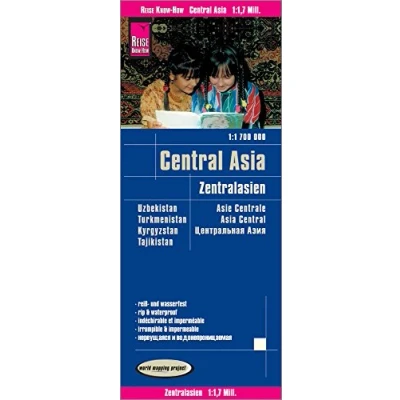 Afbeelding van Reise Know How Landkarte Zentralasien (1:1.700.000) : Usbekistan, Kirgisistan, Turkmenistan und Tadschikistan