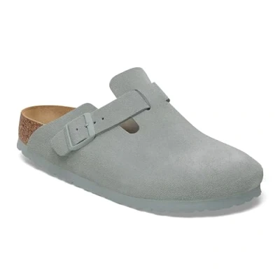 Afbeelding van Birkenstock Boston LEVE Regular Muiltjes, Maat: 38, Pure sage Schoenen