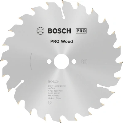 Afbeelding van Bosch optiline cirkelzaagblad 160x20x24t hout