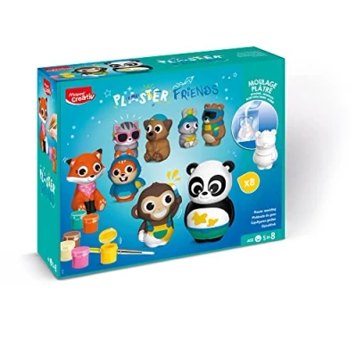Afbeelding van MAPED CREATIV GIPS GIETEN Dieren Kerst set
