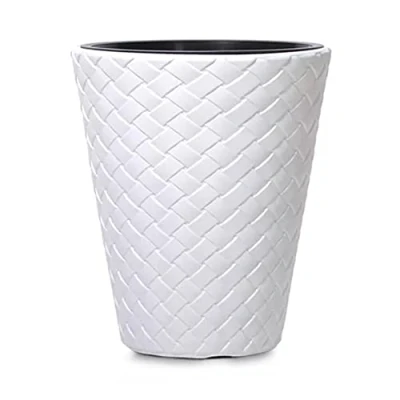 Afbeelding van Bloempot Buiten Rond Matuba 30cm WIT Prosperplast