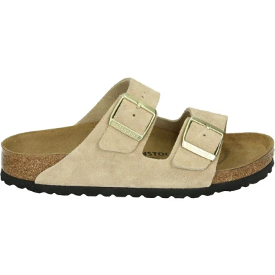 Afbeelding van Arizona (suède) Sandalo da donna in BIRKENSTOCK met doppia fascia, SANDCASTLE N