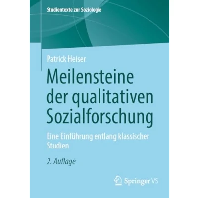 Afbeelding van Studientexte zur Soziologie Meilensteine der qualitativen Sozialforschung