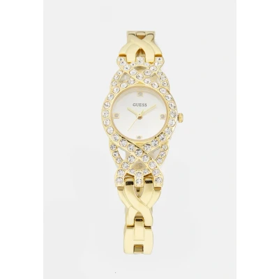 Afbeelding van Guess Adorn Horloge goldcoloured/silvercoloured, Dames, Maat: One Size, Gold coloured/silver coloured