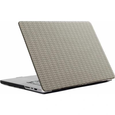 Afbeelding van Selencia Laptop Cover Geschikt voor MacBook Pro 13 inch (2020) A2251 / A2289 Geweven bruin