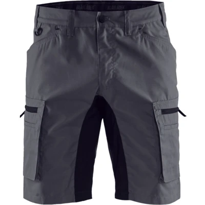 Afbeelding van Blaklader Service short stretch 1449 1845 Medium Grijs/Zwart