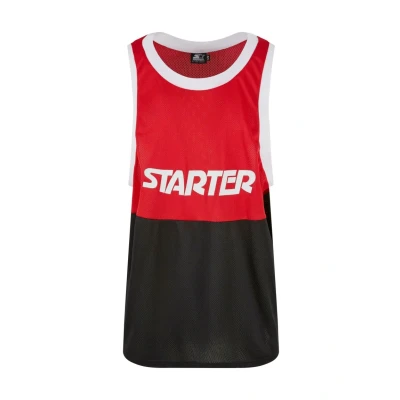 Afbeelding van Starter Split TANK Top, Heren, Maat: L/XL, Cityred black