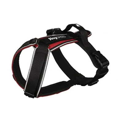 Afbeelding van Julius K9 Snelheidsharnas, Maat: L, rood (L, Hond, Hondensport, Algemeen, Loop), Kraag + Leiband