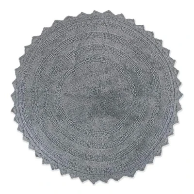 Afbeelding van DII Haak Collectie Badmat, omkeerbaar, rond, diameter 70 cm, grijs