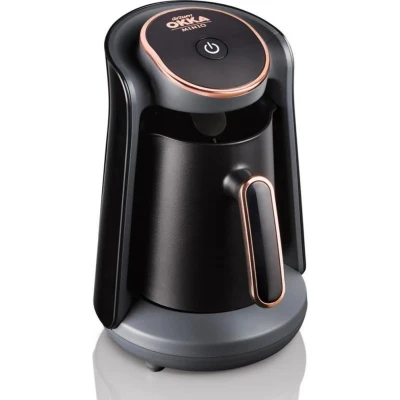 Afbeelding van Arzum OKKA Minio Copper Turkse Koffiemachine Zwart &amp; Koper 4 kopjes OK004 Black Turkish Coffee Maker