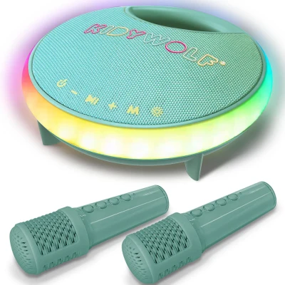 Afbeelding van Kidywolf karaokespeaker en microfoons