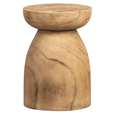Afbeelding van Bink kruk hout 40 x ø28 cm naturel