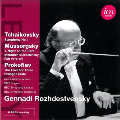 Afbeelding van BBC Symphony Orchestra, Gennadi Rozhdestvensky Tchaikovsky: No.4/Mussorgsky: Night On The Bare Mountain (CD)
