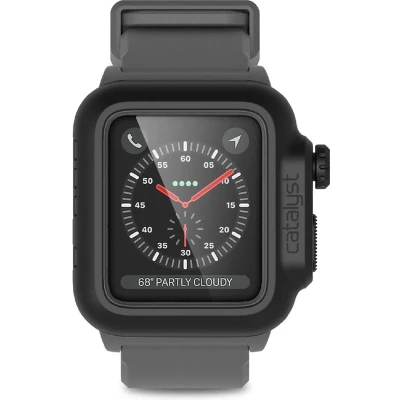 Afbeelding van Catalyst Waterproof Case Apple Watch 42mm (Series 2/3) Black / Gray CAT42WAT3GRY
