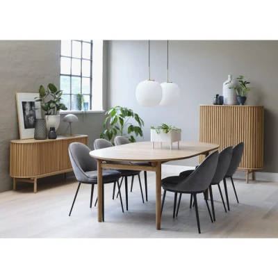 Afbeelding van Leif eiken eettafel 100 x 190 cm naturel