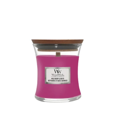 Afbeelding van WoodWick Geurkaars Mini Wild Berry &amp; Beets 8 cm / ø 7