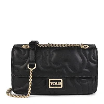 Afbeelding van TOUS S K Dream Schoudertas met klep voor dames, zwart.