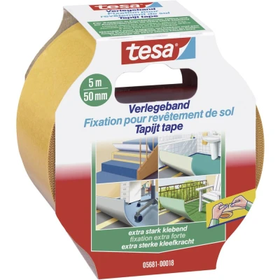 Afbeelding van tesa EXTRA STRONG 05681 00018 11 Bevestigingstape Oranje (l x b) 5 m 50 mm 1 stuk(s)