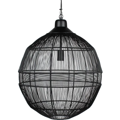Afbeelding van WOOOD Exclusive Enes Hanglamp Metaal Zwart 33x14x14