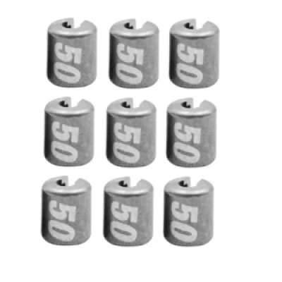 Afbeelding van Korda Dark Matter Balancing Weights 0.50g Zilver