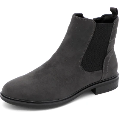 Afbeelding van Jana Dames Chelseaboot 25369 207 Donkergrijs Wijdte H Maat 37