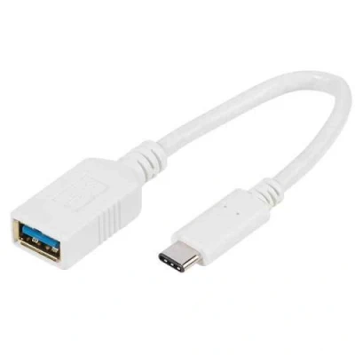 Image de Adaptateur Vivanco USB C vers A 10 cm Blanc