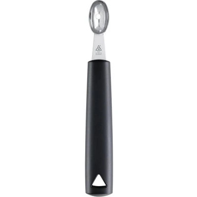 Afbeelding van Triangle Pommes Noisette Boor Ovaal 19 mm Scherp &amp; Ergonomisch RVS met Zwart Handvat