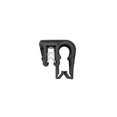Afbeelding van Kortpack Solar Clips SKC 1 Zwart 100 Stuks Hitte en Slagbestendig Langdurig Gebruik Stevig vastzetten van kabels (099.0187)