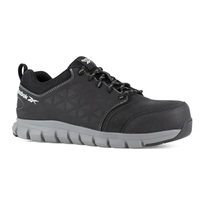 Afbeelding van REEBOK Work IB1036S3 Excel Light veiligheidslaarzen voor heren, waterdicht, met aluminium schaal, zwart, zwart.