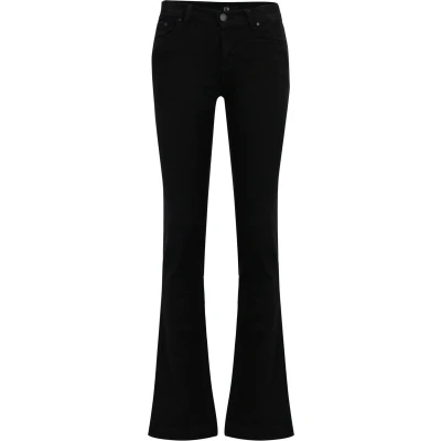 Afbeelding van LTB Fallon Flared Jeans, Dames, Maat: 33x32, Black wash