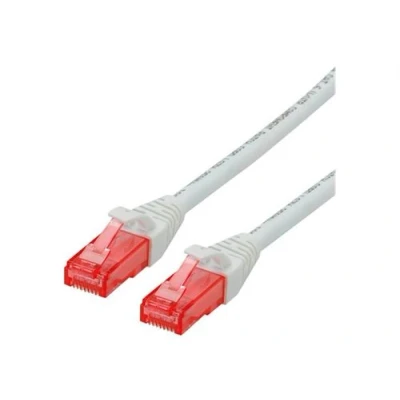 Image de Roline Cordon de raccordement RJ 45 (M) pour 3 m UTP CAT 6 sans halogène moulé bloqué blanc