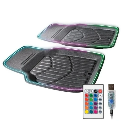Afbeelding van WALSER Glow 14508 Vloermatset 2 Zwart 48 x 68 cm 480