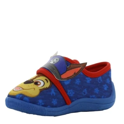 Afbeelding van Leomil pantoffels voor kinderen, jongens van 2 tot 5 jaar, warme en meisjes, grappige schoenen met Chase, Marshall Rubble patroon, 26 EU, ideaal kleuterschool, blauw,