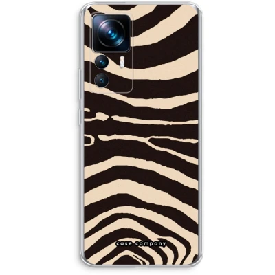 Afbeelding van Case Company® hoesje geschikt voor Xiaomi 12T Pro Arizona Zebra Soft Cover Telefoonhoesje Bescherming aan alle Kanten en Schermrand