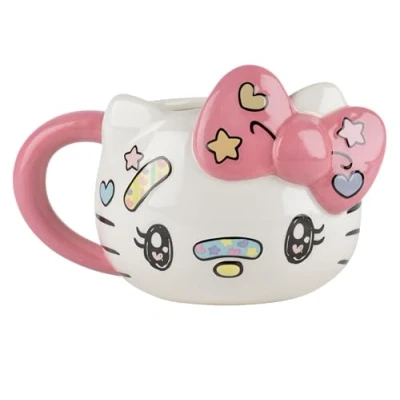 Afbeelding van Hello Kitty Kawaii 3D mok 320ml geschikt voor vaatwasser magnetron oven