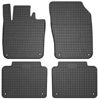 Afbeelding van M MOTOS Rubber Vloermatten voor Volvo V90 sinds 2016 Verbeter uw reiscomfort met zwarte antislip automatten ET All Weather auto, bescherming tegen vuil