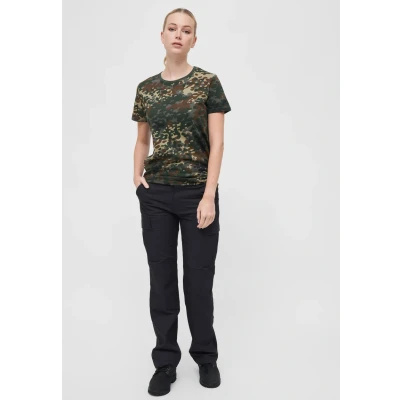 Afbeelding van Brandit Tshirt print, Dames, Maat: Large, Flecktarn